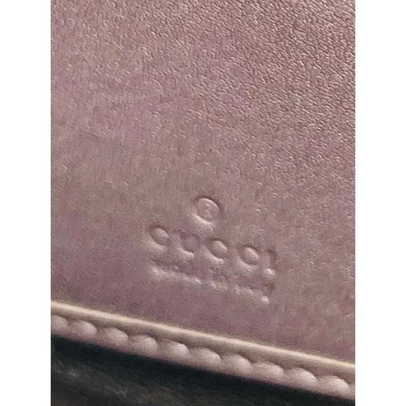 Women's Gucci Beautiful Wallet Opalescent Purple & Pink EUC In Box - Picture 8 of 10